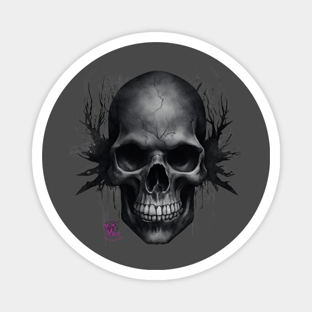 Skull Roots Magnet by Viper Unconvetional Concept